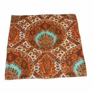 2016 Pottery Barn Floral Paisley Pattern Pillow Cover Sham (1) 26"x25.5” Boho